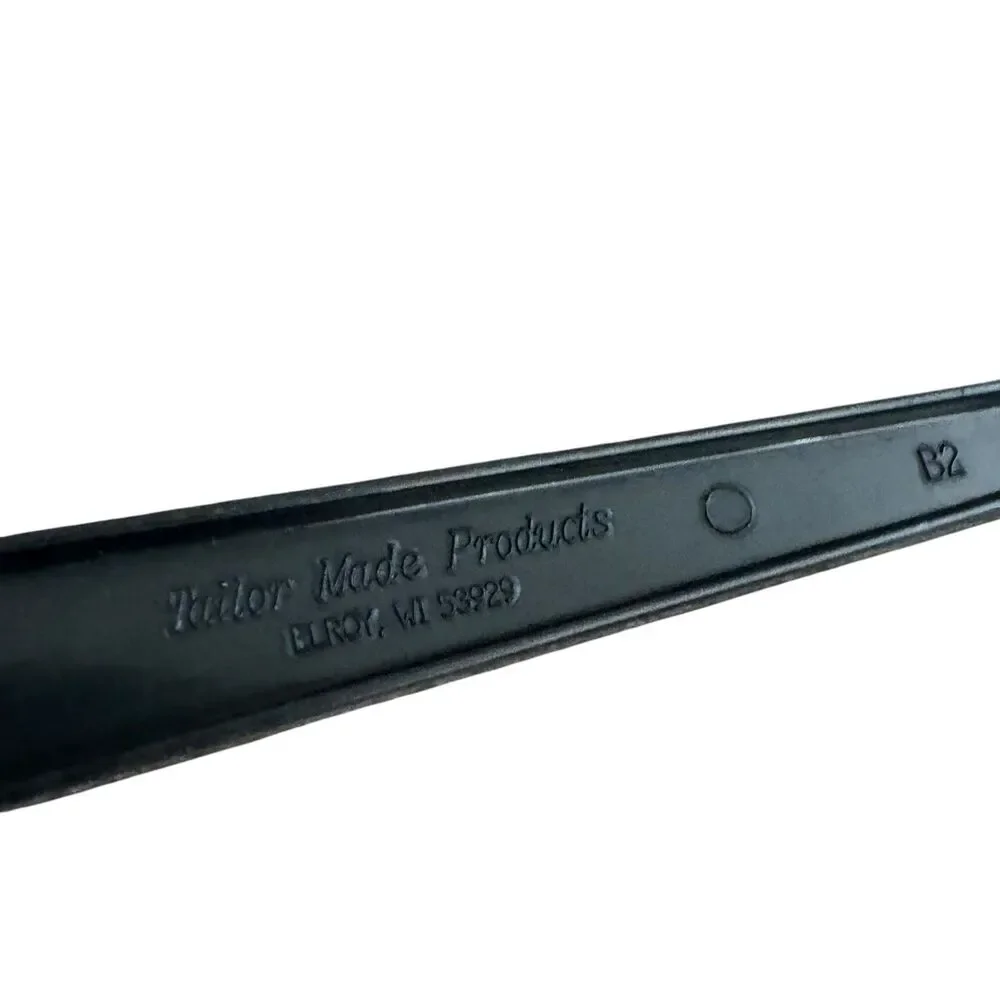 Vintage Tailor Made 4 Slot Spatula Turner Flipper‎ Nylon Plastic Black
